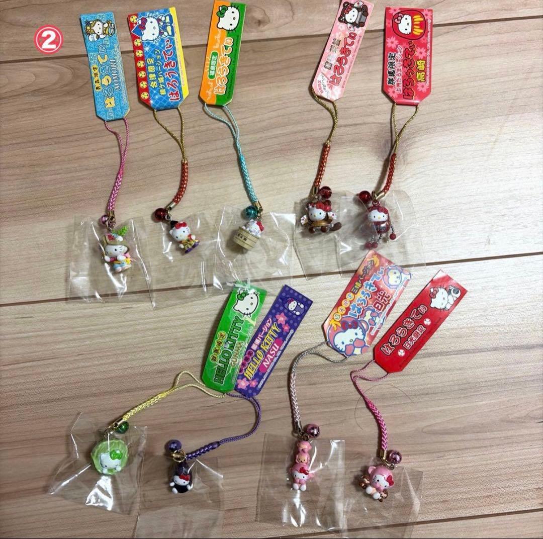 【未開封 タグ付き】希少激レア ご当地限定キティ 根付 59個