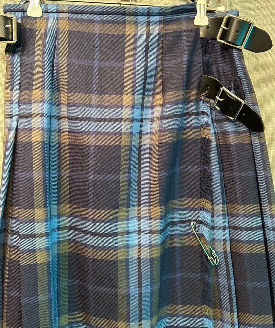 ★美品★ O'NEIL OF DUBLIN ウーステッドウール ロングキルト