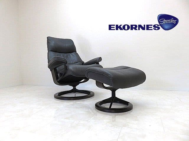 【展示品】エコーネス ストレスレスビュー Mサイズ 本革 パーソナルチェア