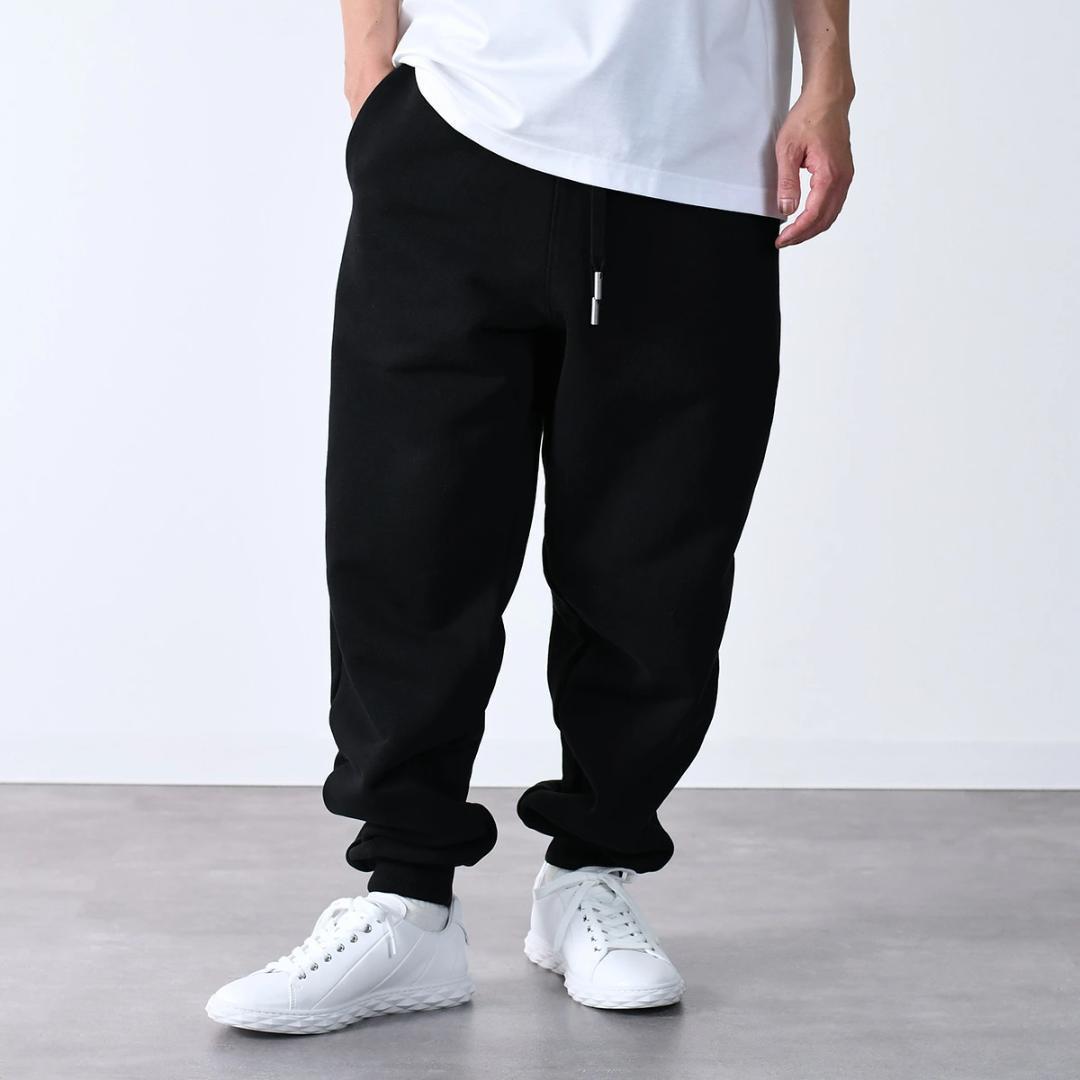 【新品】AMI PARIS アミパリス スウェットパンツ 黒 L ハート刺繍