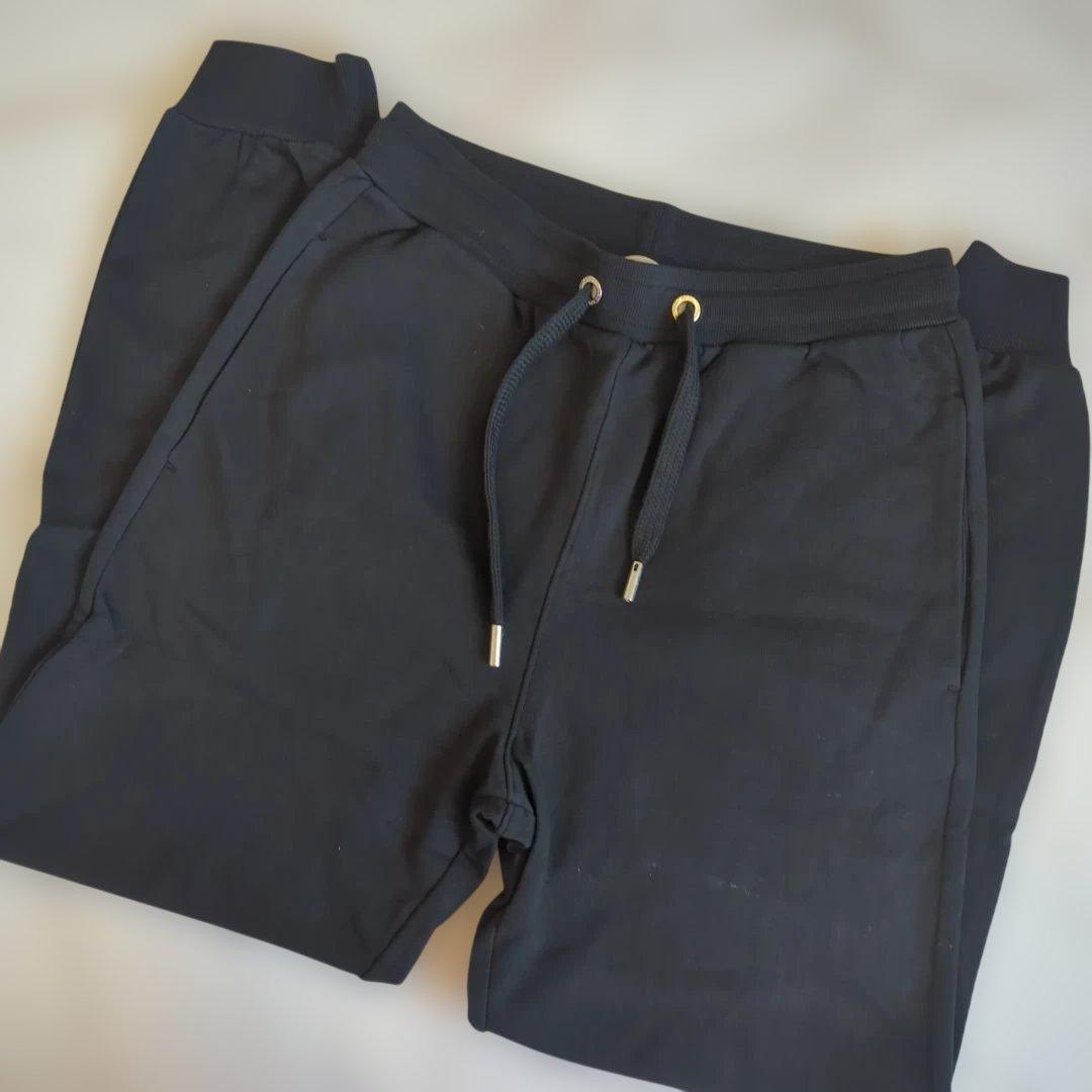 【新品】AMI PARIS アミパリス スウェットパンツ 黒 L ハート刺繍