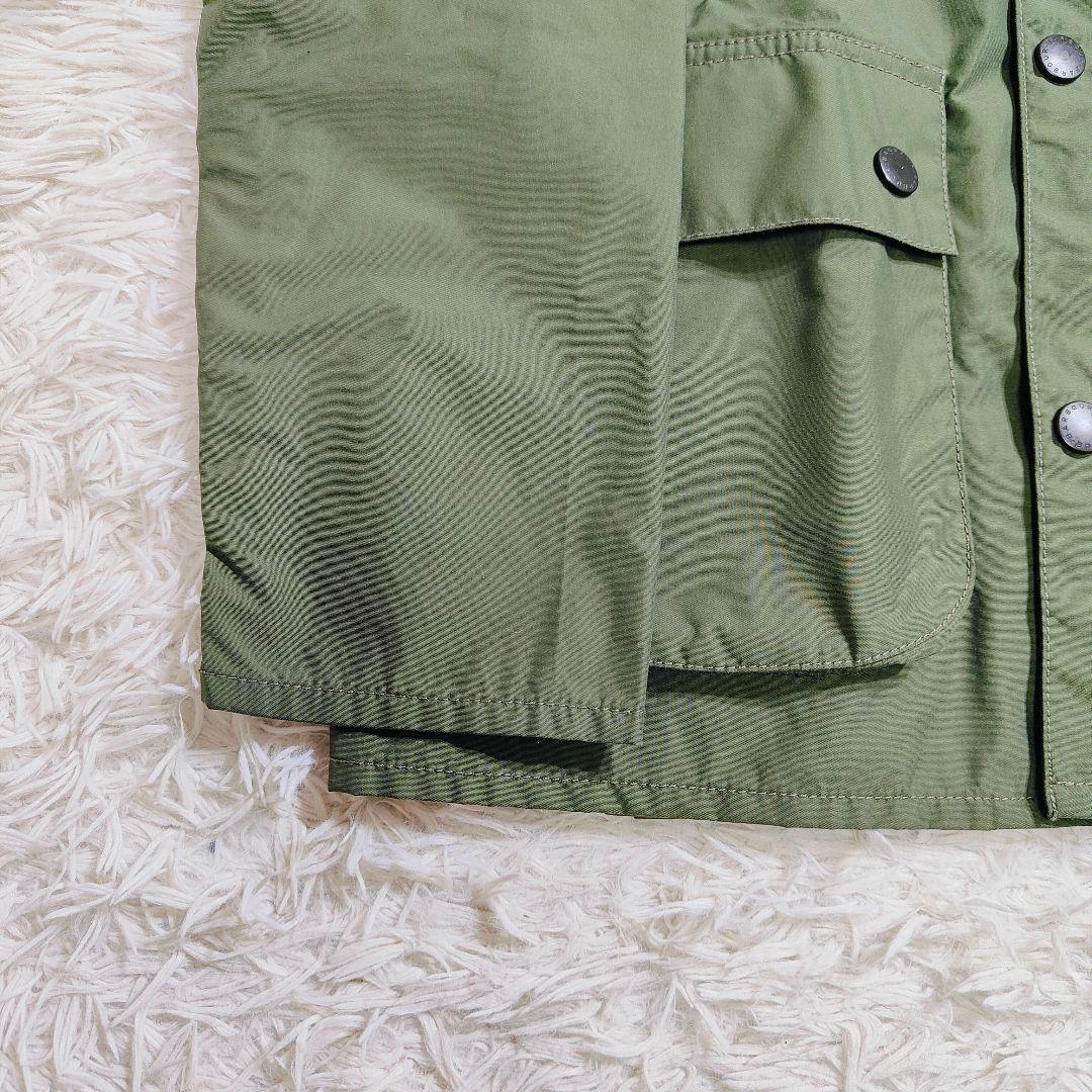 バブアーサウスシールド ビューフォート ナイロンコート 襟コーデュロイ