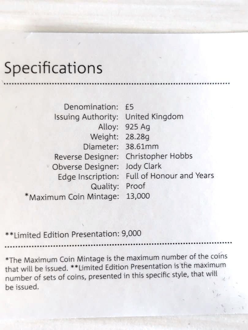 アイソ　エリザベス2世　生誕90年記念銀貨