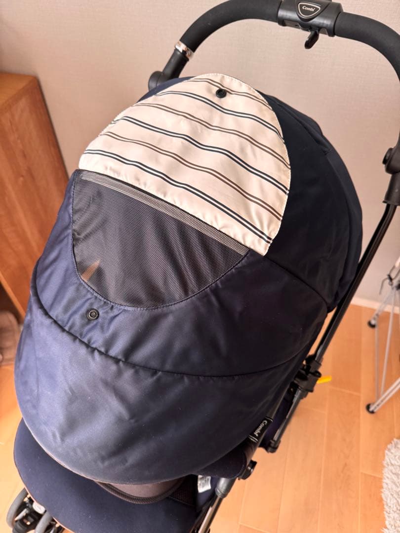 Combi ベビーカー スゴカル4キャス　compact ネイビー