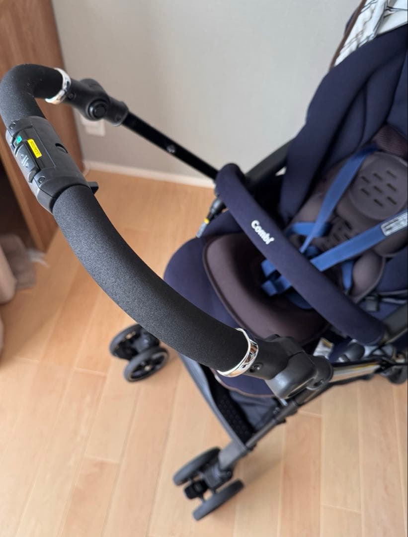 Combi ベビーカー スゴカル4キャス　compact ネイビー