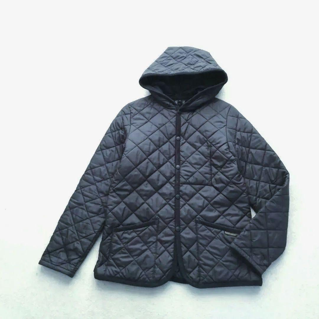 美品【ラベンハム】(38/M) キルティングジャケット SUFFOLK フード付