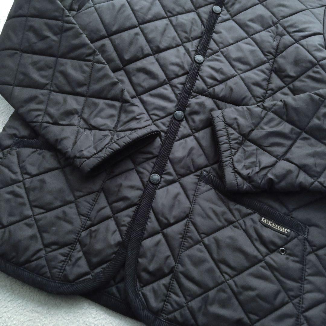 美品【ラベンハム】(38/M) キルティングジャケット SUFFOLK フード付
