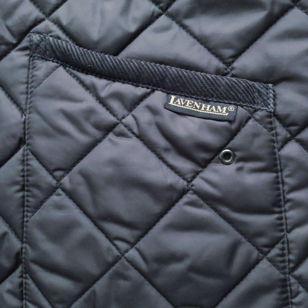 美品【ラベンハム】(38/M) キルティングジャケット SUFFOLK フード付
