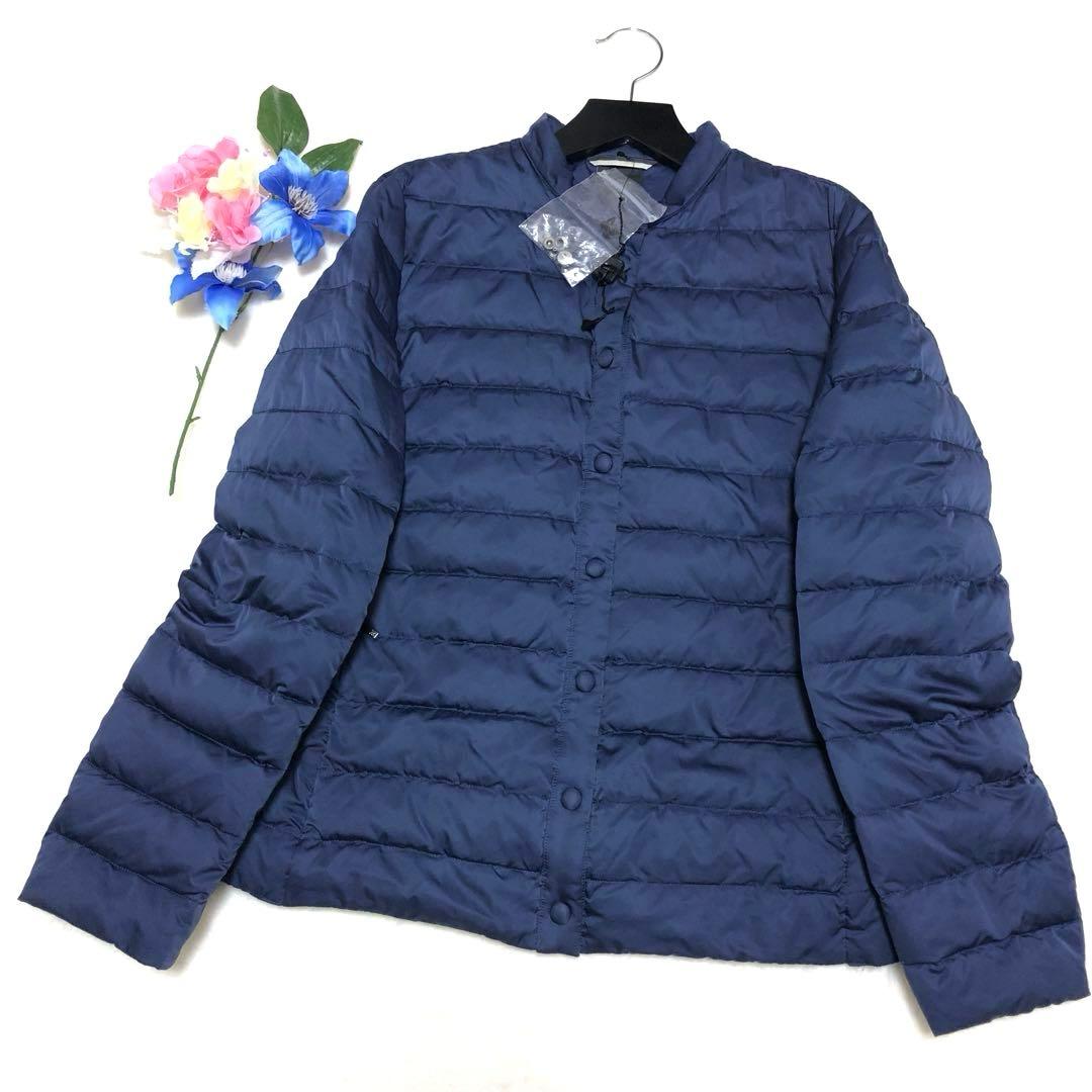 新品タグ付✨　マックスマーラ　ダウンジャケット　ライトダウン　ネイビー　42