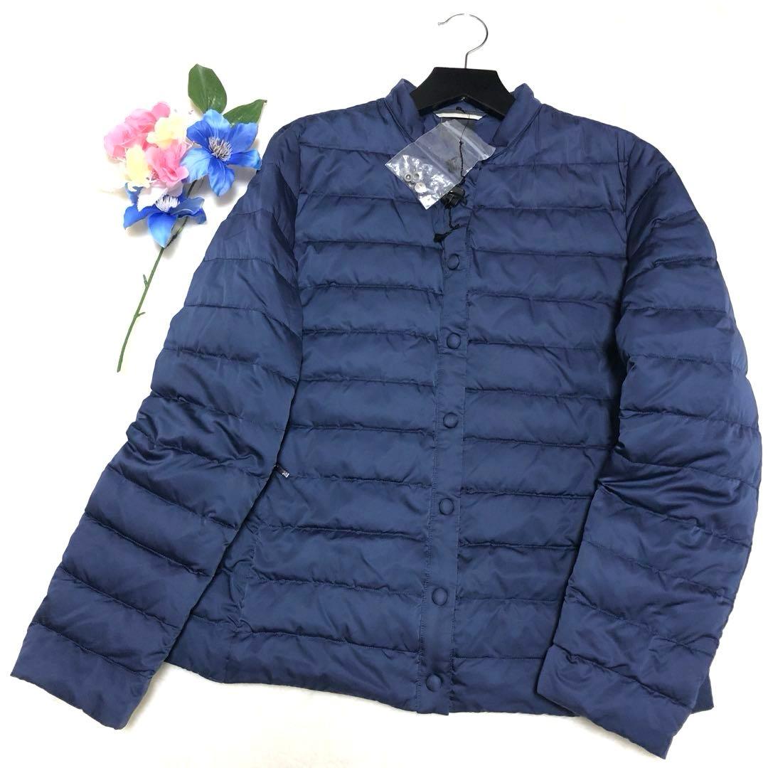 新品タグ付✨　マックスマーラ　ダウンジャケット　ライトダウン　ネイビー　42
