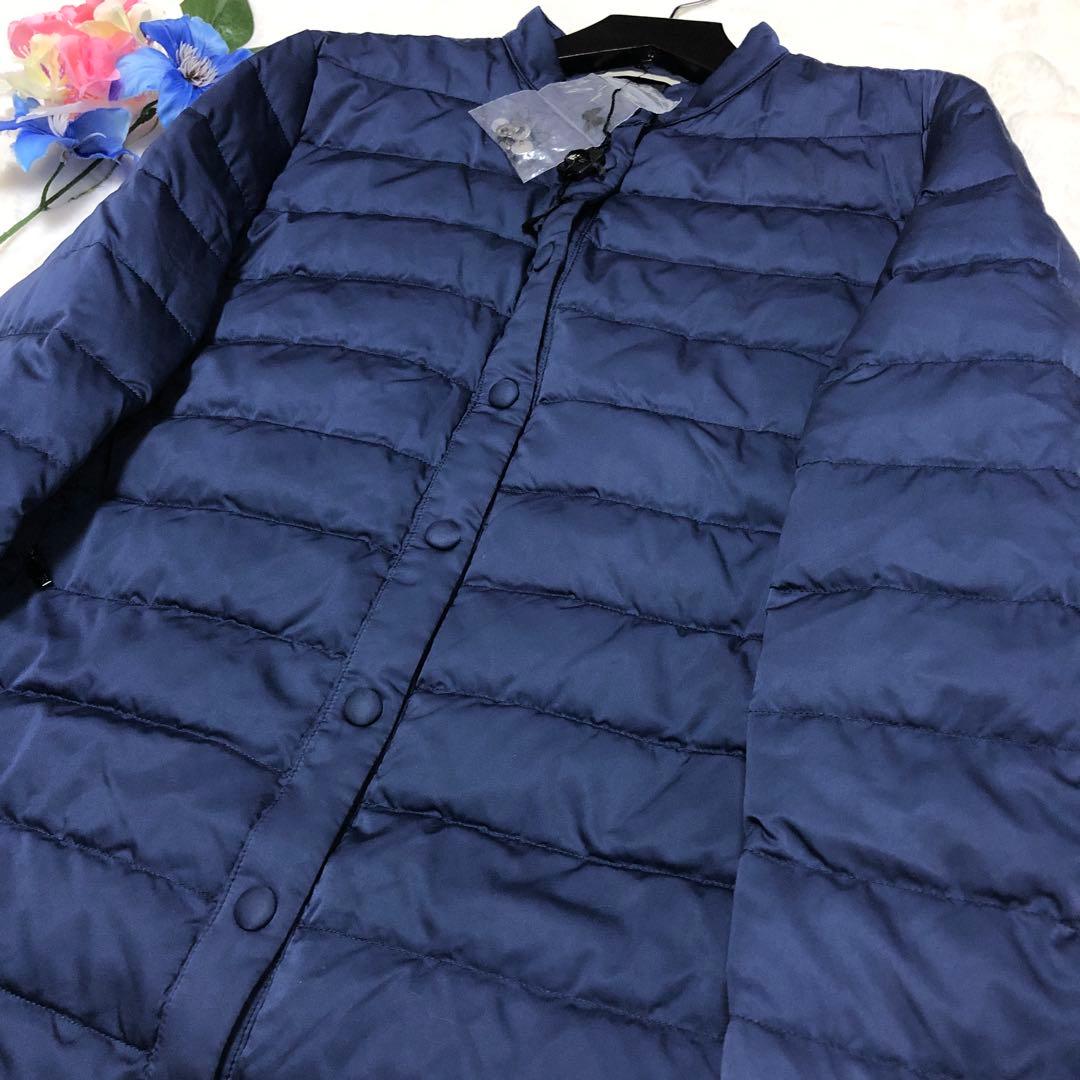新品タグ付✨　マックスマーラ　ダウンジャケット　ライトダウン　ネイビー　42