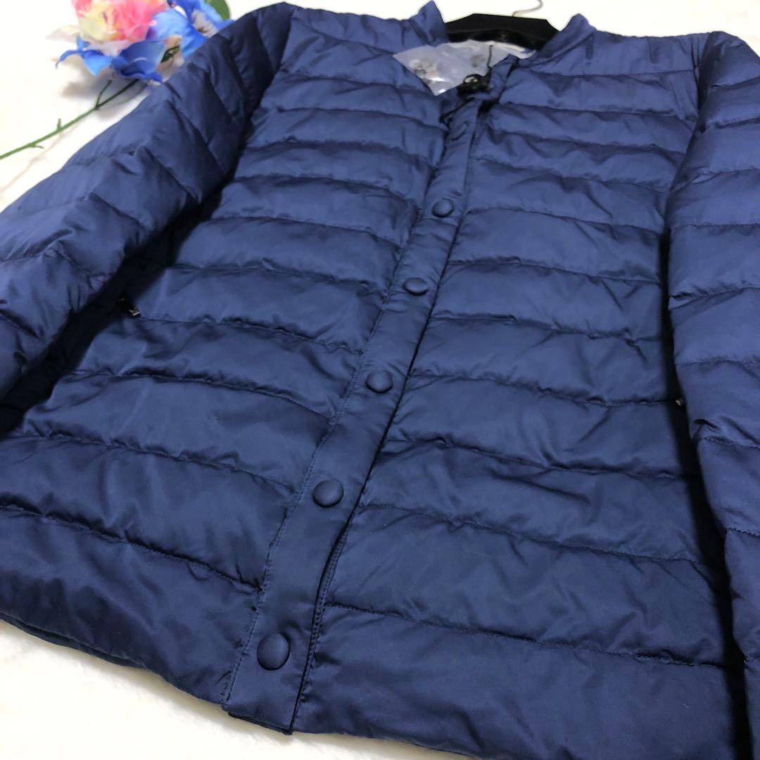 新品タグ付✨　マックスマーラ　ダウンジャケット　ライトダウン　ネイビー　42