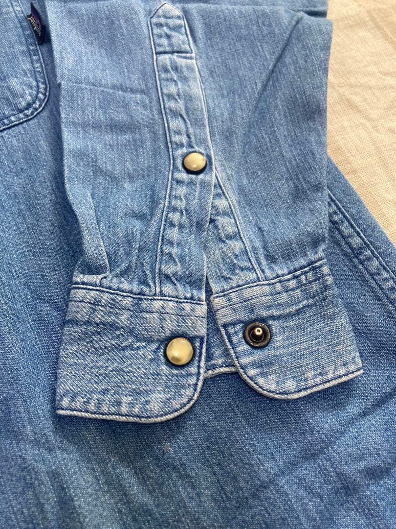 パタゴニア　メンズ・カラード・リングスパン・シャツ Indigo M 90’s