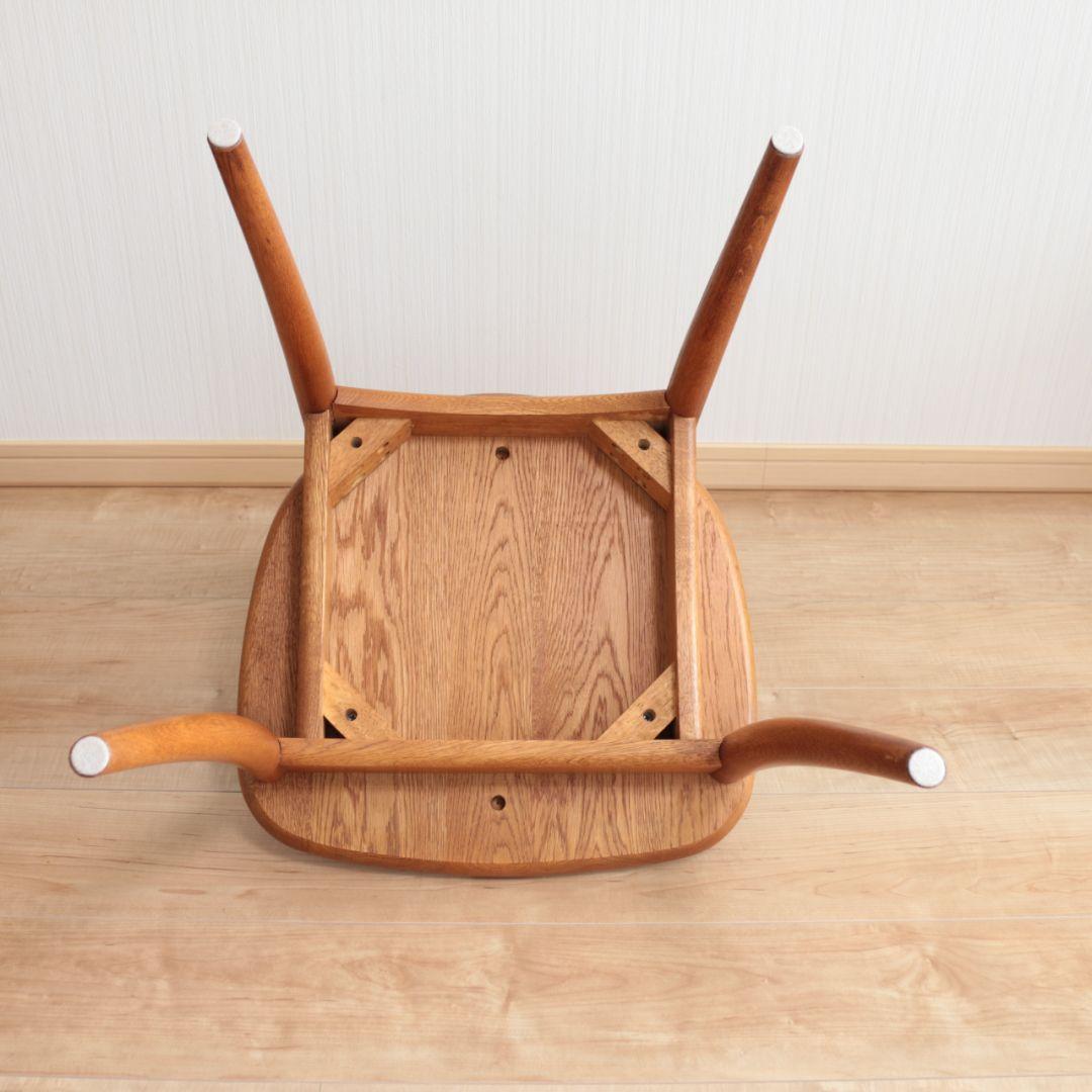 HIDA CRESCENT Oak Chair Repainted ②