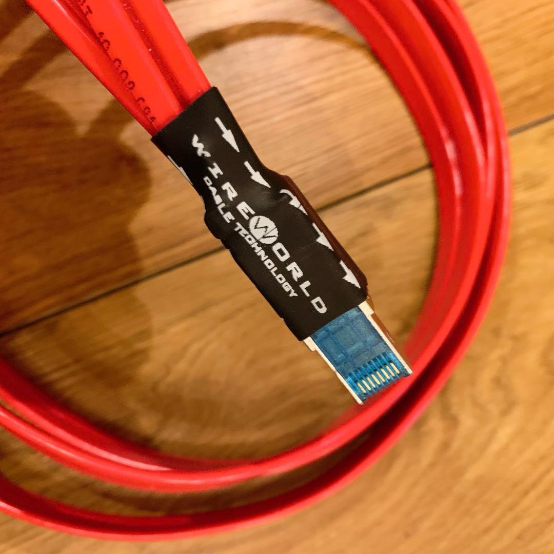 値下 美品 WIREWORLD LANケーブル Starlight8 (2m)