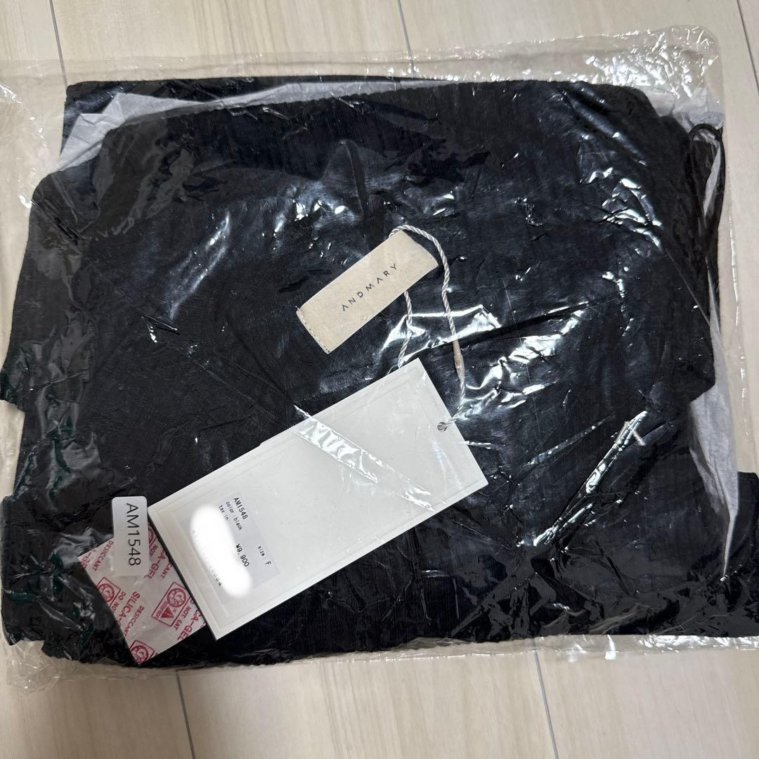 トップス andmary Lala shirring ribbon tops