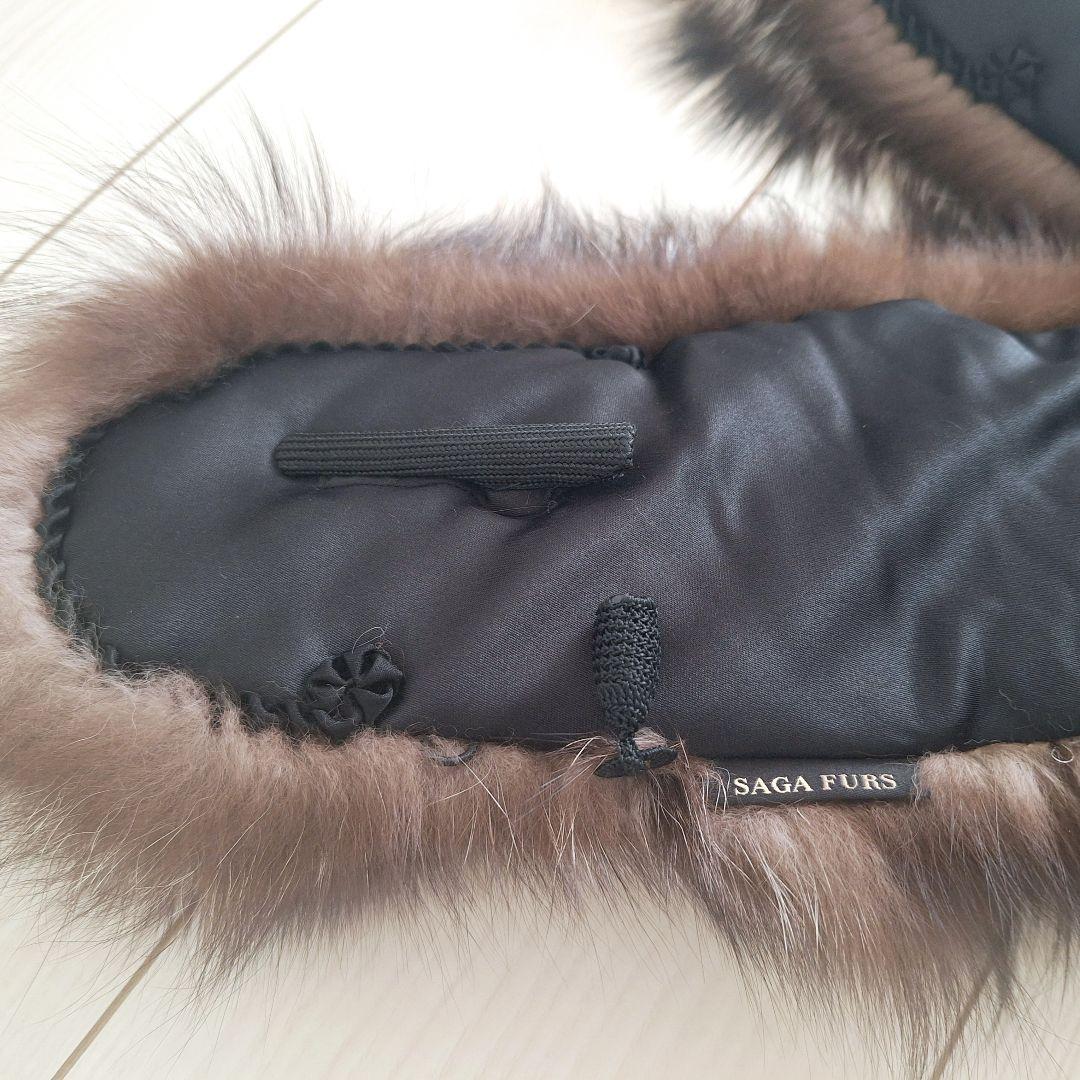 ◆美品◆SAGAFURS◆最高級◆シルバーフォックス◆ショール◆マフラー◆