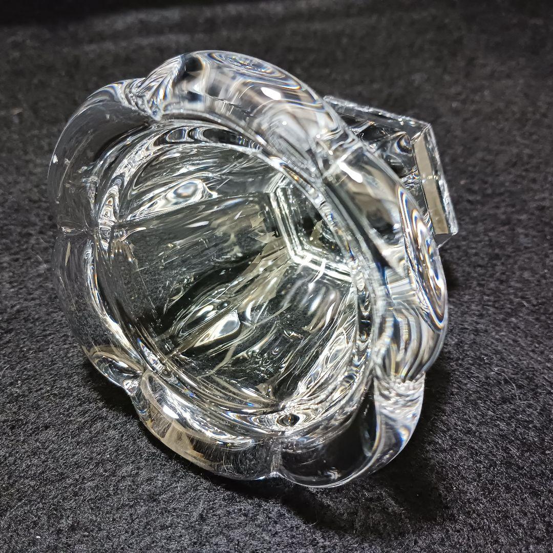 Y2255-4 バカラ ミズーリ ジャムポット スプーン付き クリスタル