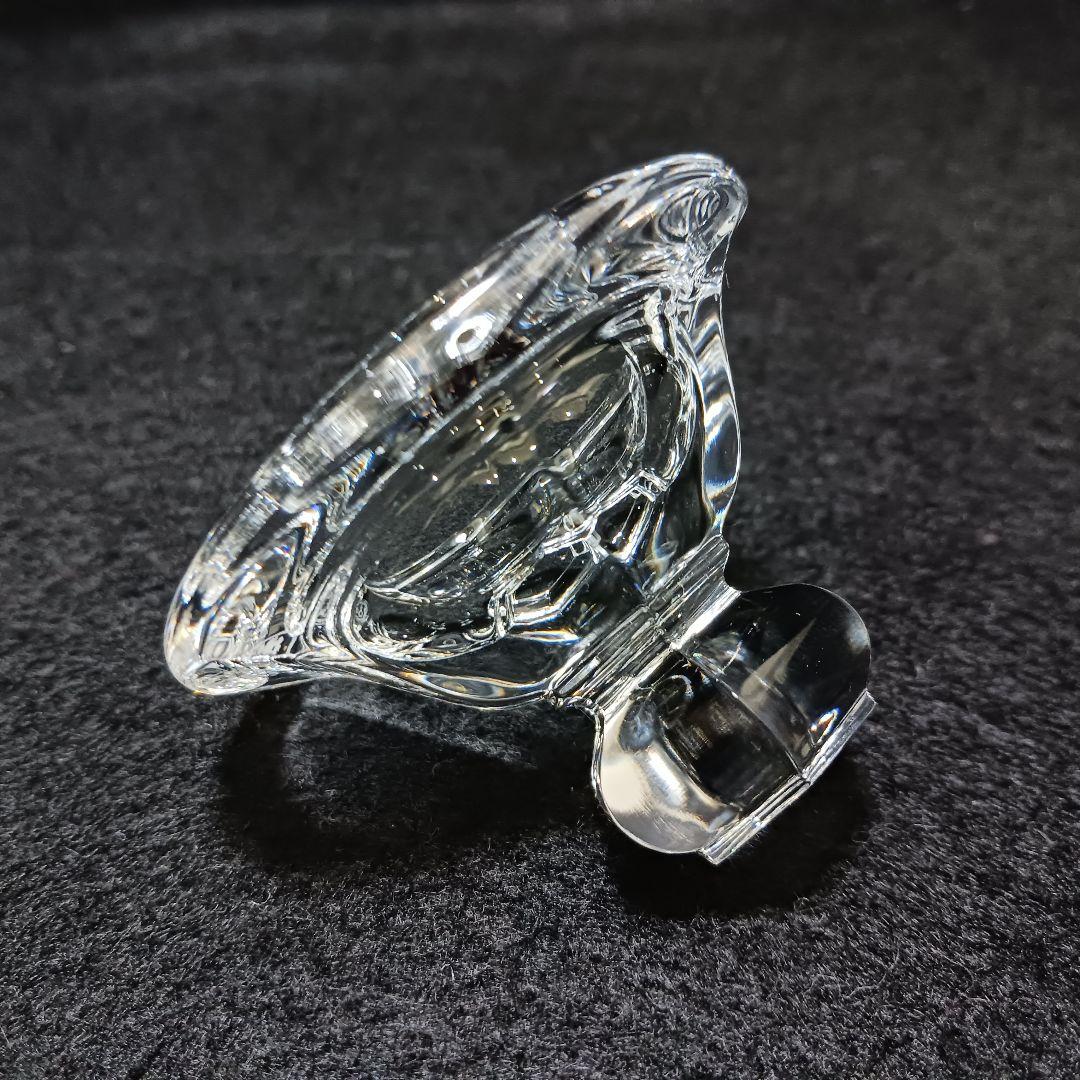 Y2255-4 バカラ ミズーリ ジャムポット スプーン付き クリスタル