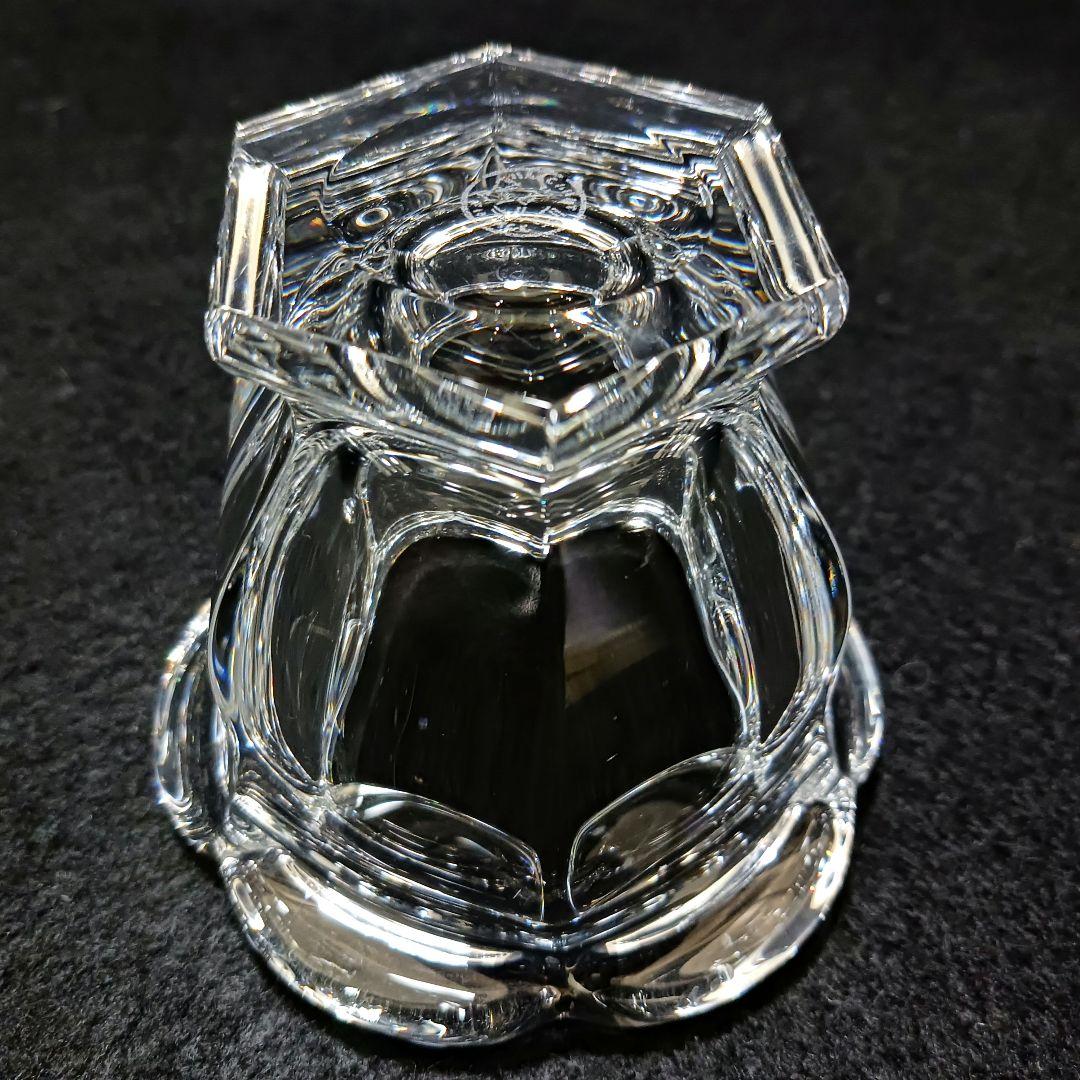 Y2255-4 バカラ ミズーリ ジャムポット スプーン付き クリスタル