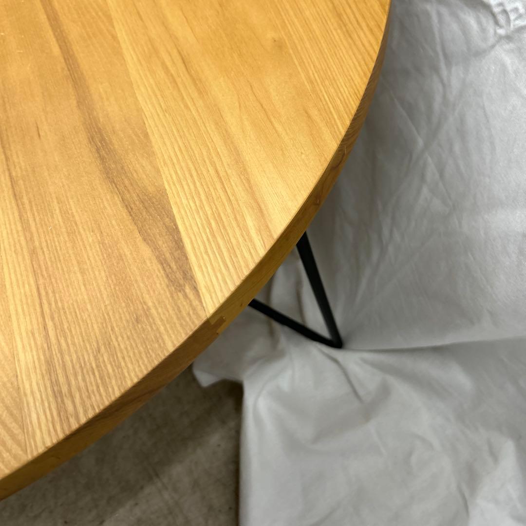 アッシュローテーブル 丸テーブル 丸 テーブル ローテーブル