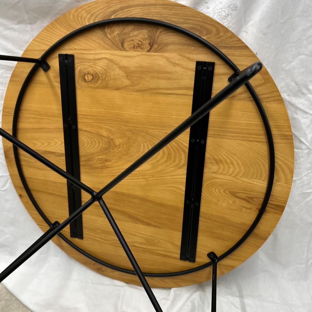 アッシュローテーブル 丸テーブル 丸 テーブル ローテーブル