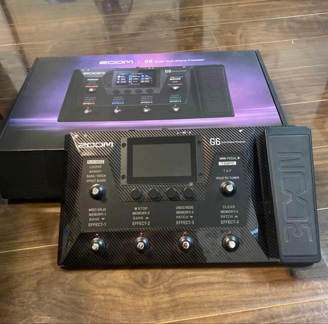 ZOOM G6 ギターエフェクター 箱付き