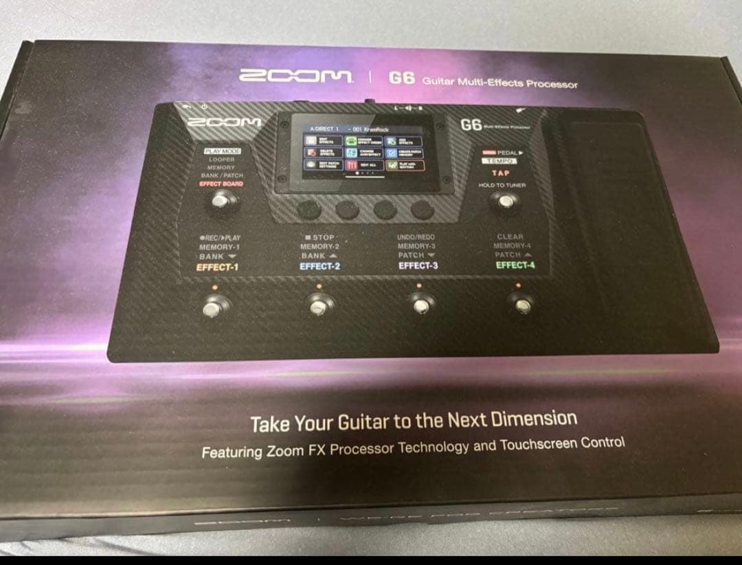 ZOOM G6 ギターエフェクター 箱付き