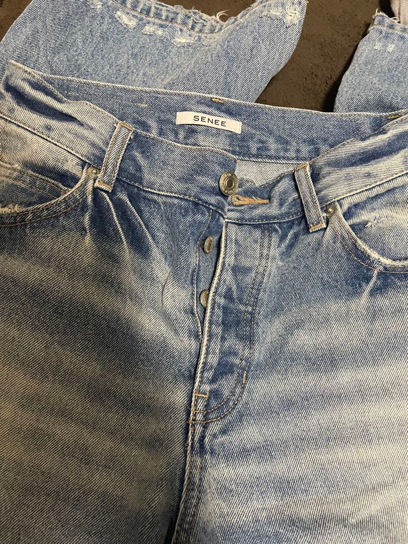 SENEE セニー　ルーズビンテージライクデニム Mサイズ