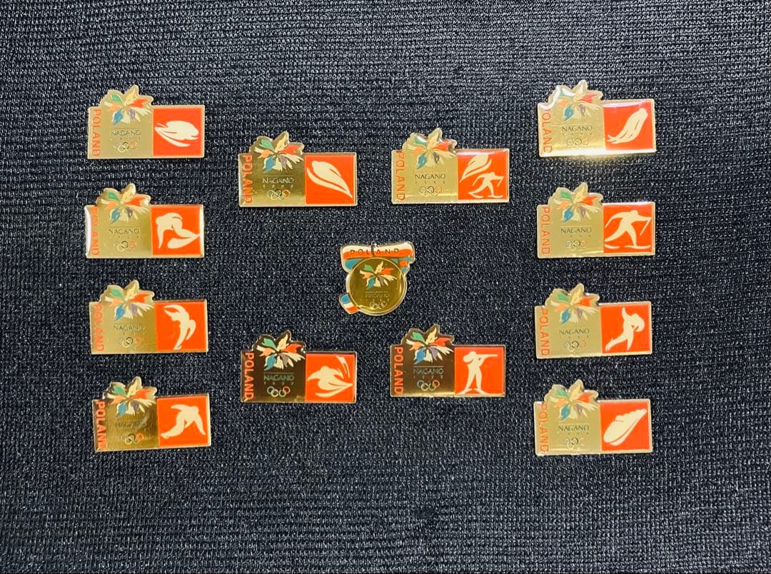 1998長野オリンピック ピンバッジ/ポーランド チーム