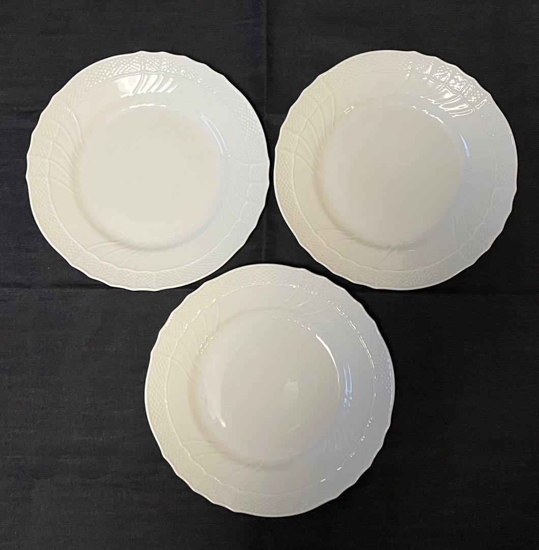 リチャードジノリ　ベッキオホワイト　ディナープレート　26 3枚セット