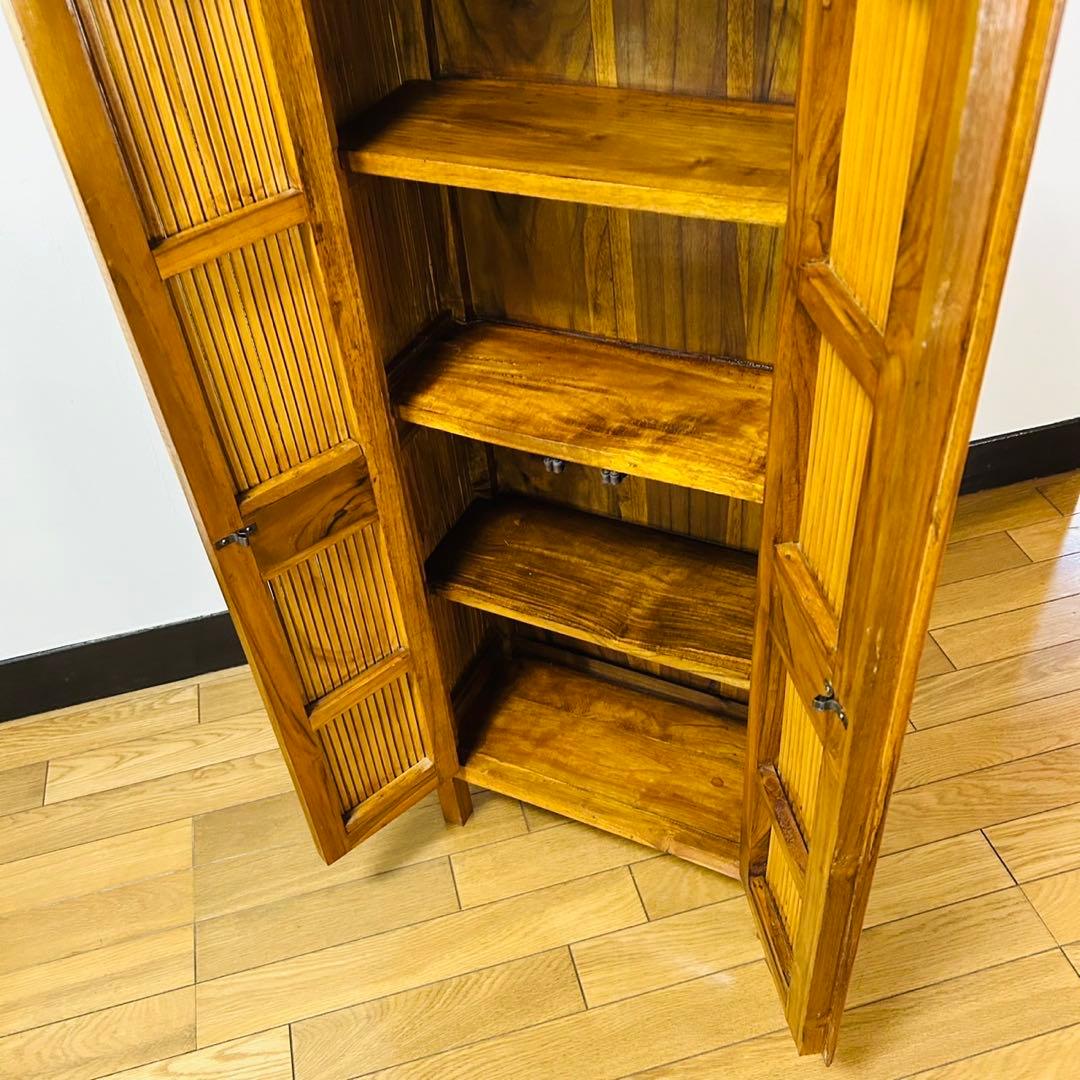 アジアンバンブー家具　バリ風家具　エスニック家具　キャビネット　送料込み