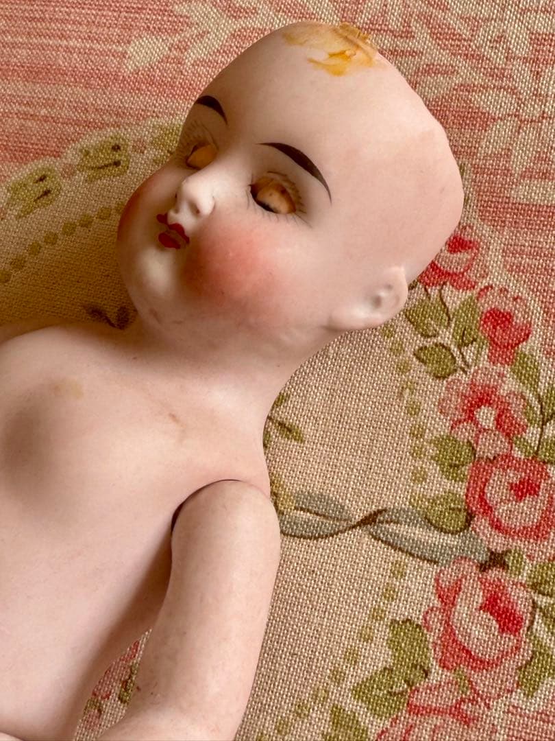 アンティーク　ミニョネット　ドール　オールビスク