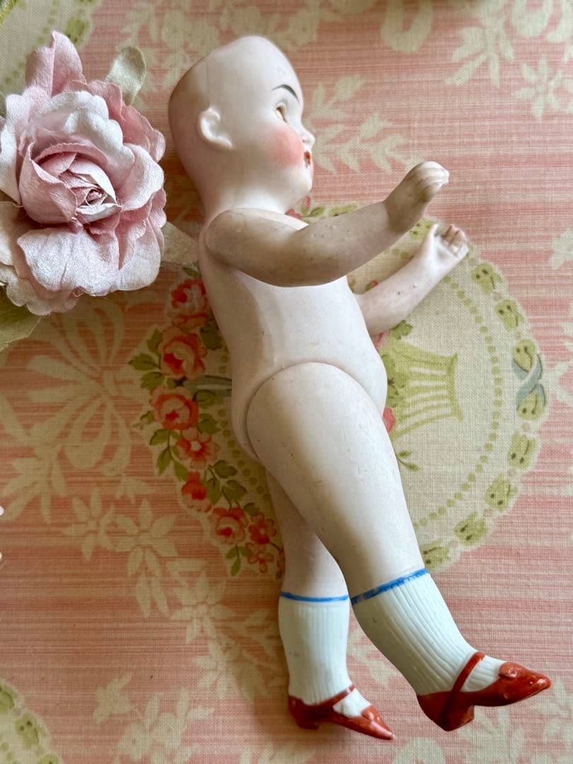 アンティーク　ミニョネット　ドール　オールビスク