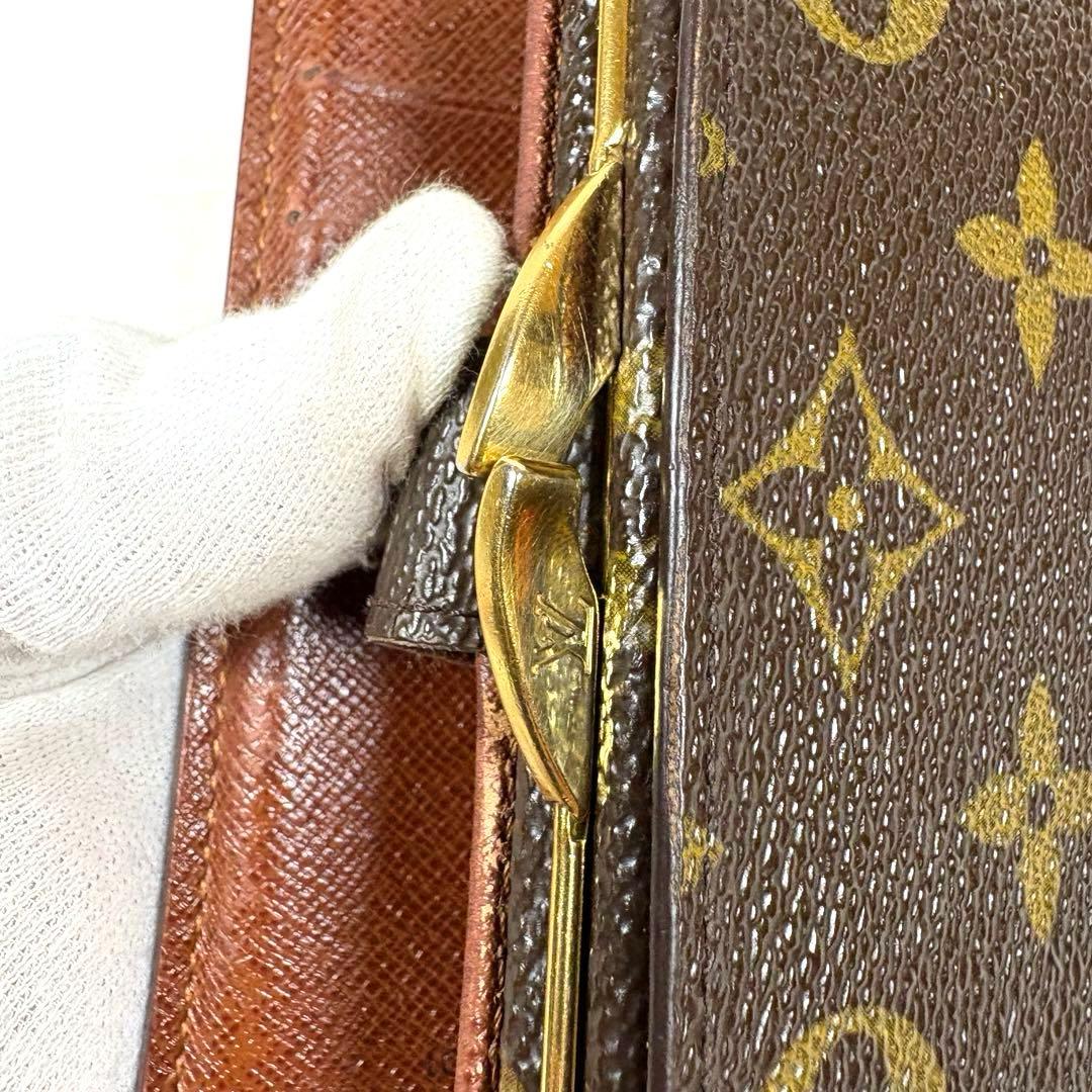 Louis Vuitton モノグラム ヴィエノワ 二つ折り財布 ガマ口