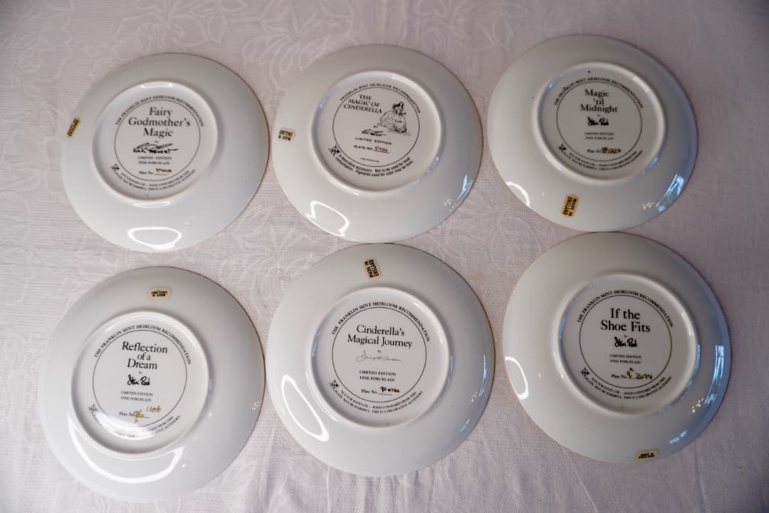 Franklin Mint シンデレラ 絵皿 6枚セット コレクションプレート