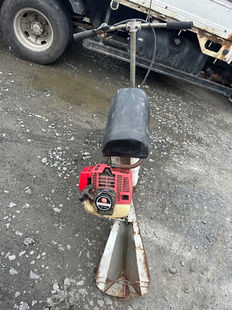 丸山田面ライダー　溝切機　乗用　水田溝切り 発機械の作動状態は良好岩手県奥州市発