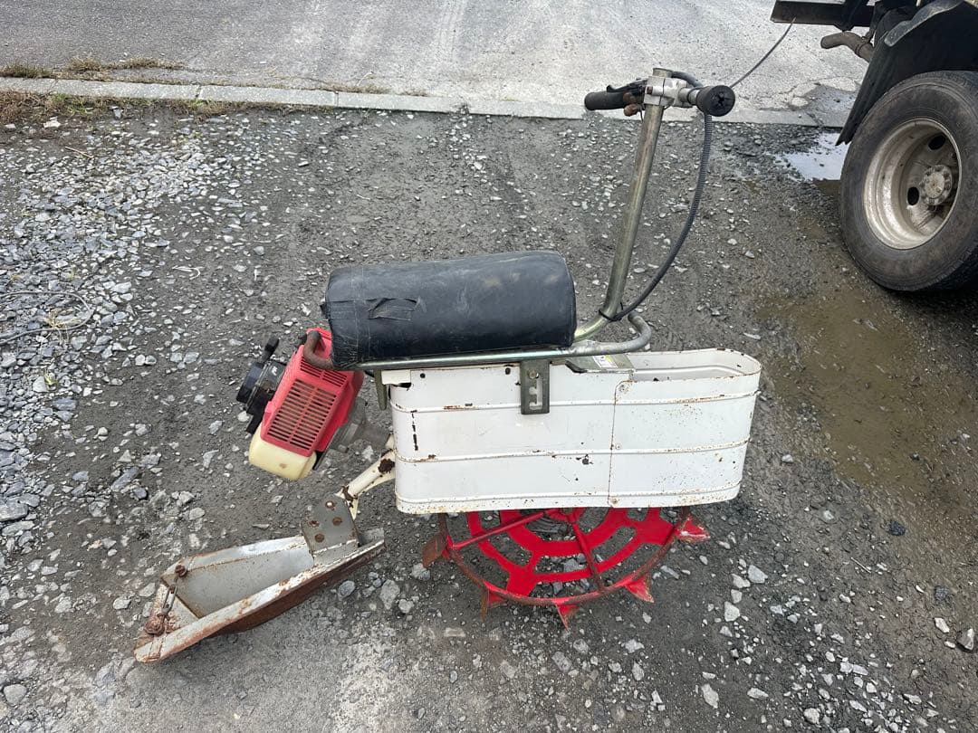 丸山田面ライダー　溝切機　乗用　水田溝切り 発機械の作動状態は良好岩手県奥州市発