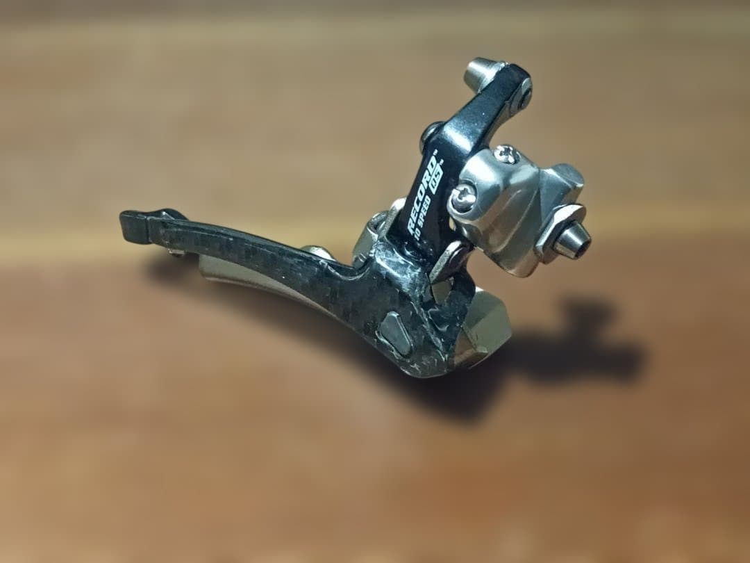 カンパニョーロ RECORD 10速 FD QS 直付 カーボン/チタン