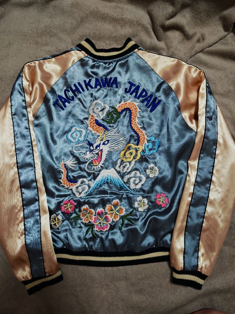 テーラー東洋 ２面用 虎龍 日本限定 スカジャン vintage サテン