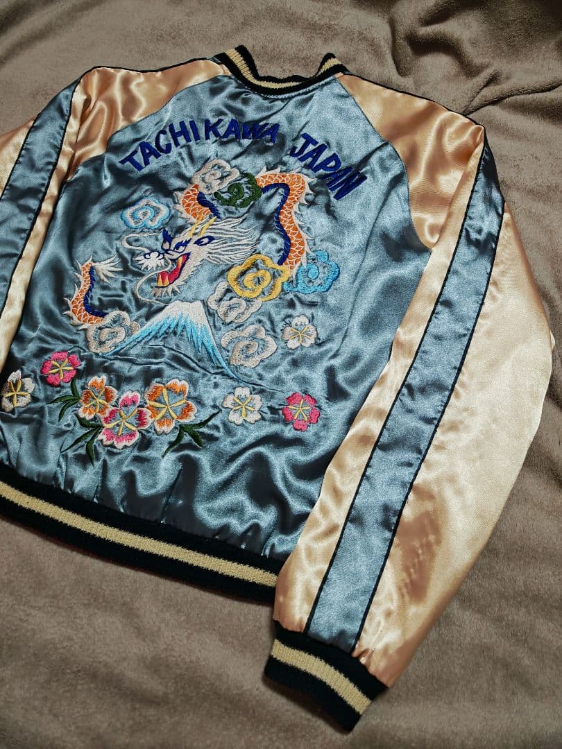 テーラー東洋 ２面用 虎龍 日本限定 スカジャン vintage サテン
