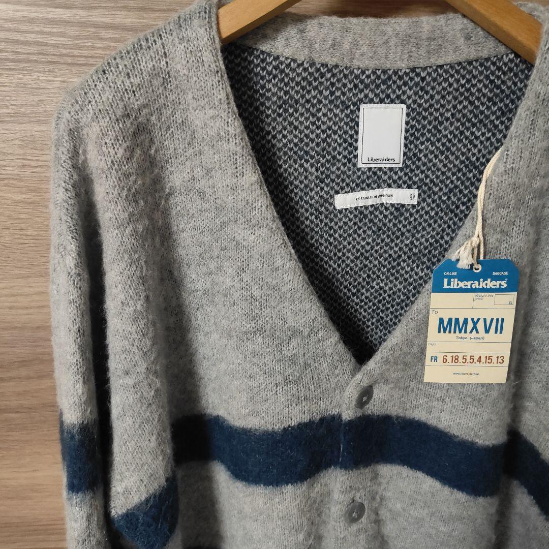 新品未使用タグ付きliberaiders モヘアニット カーディガン Lサイズ