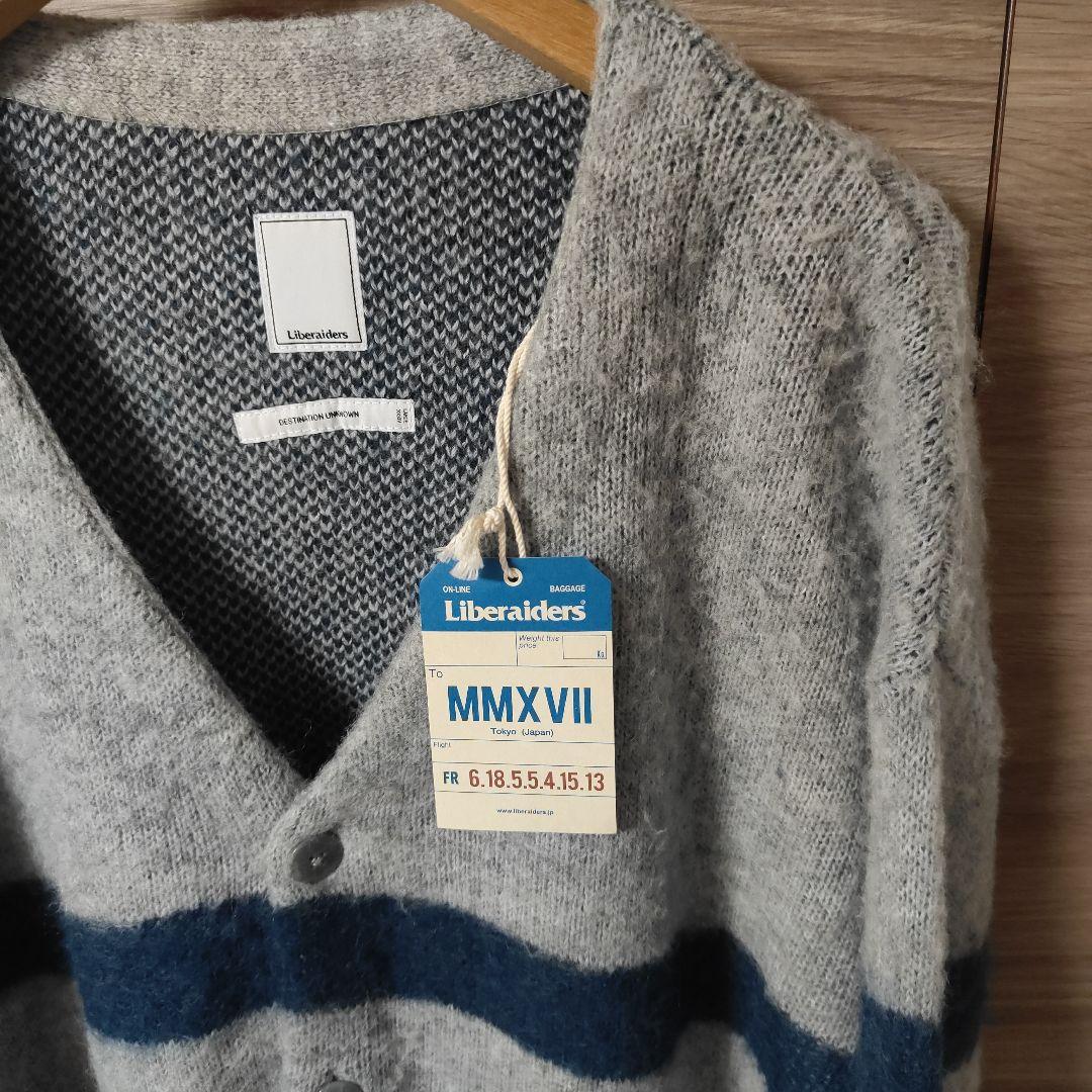 新品未使用タグ付きliberaiders モヘアニット カーディガン Lサイズ