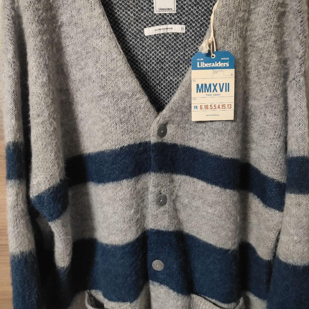 新品未使用タグ付きliberaiders モヘアニット カーディガン Lサイズ