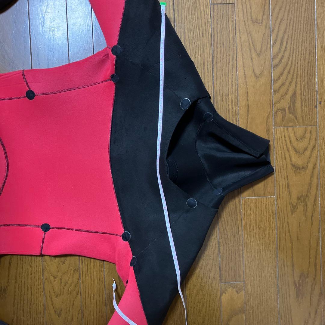 〔裏起毛5×3mm〕セミドライスーツ ブラック　Lサイズ