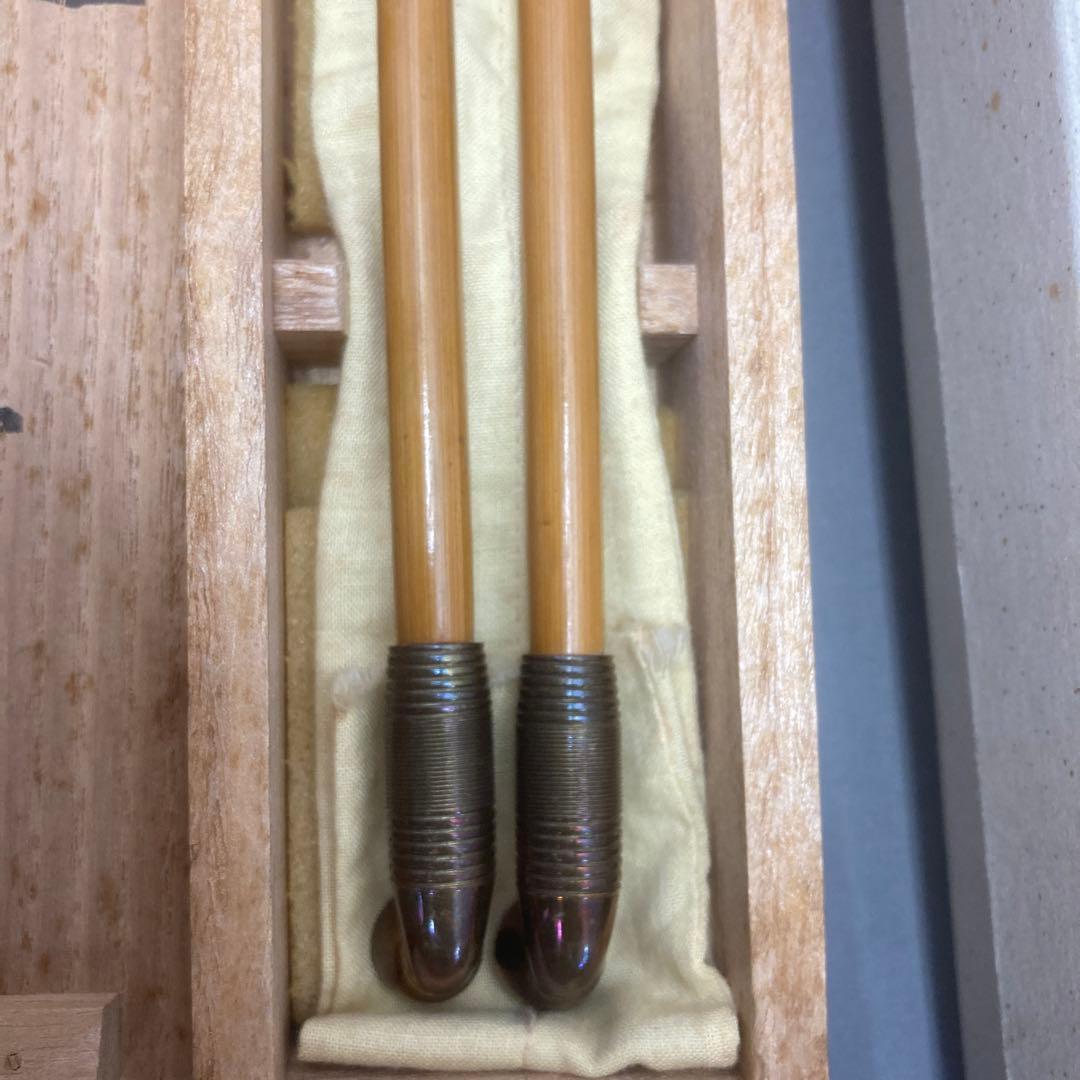 茶道具　煙管一双　葆光斎書付　金谷五良三郎造　7万円購入　推定未使用　S49KS