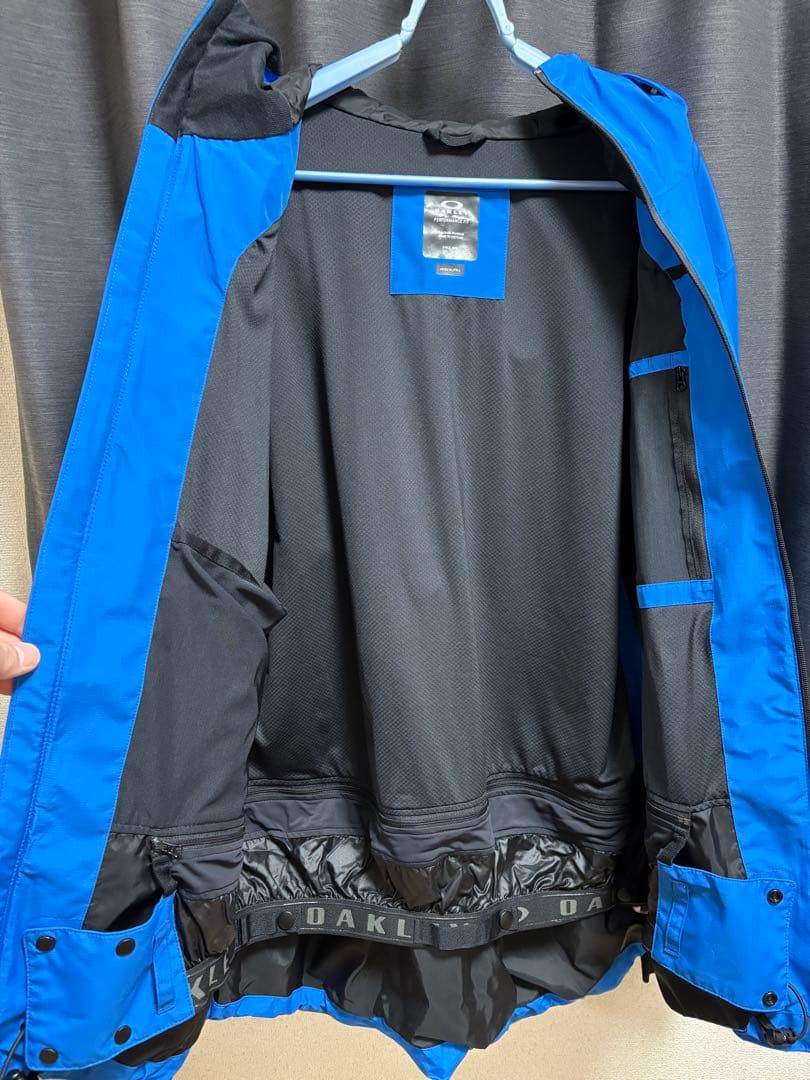 オークリー　スノーボードボードウェアGORE-TEX 青　サイズL