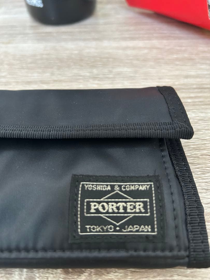 PORTER ブラック 二つ折り財布 555-06440
