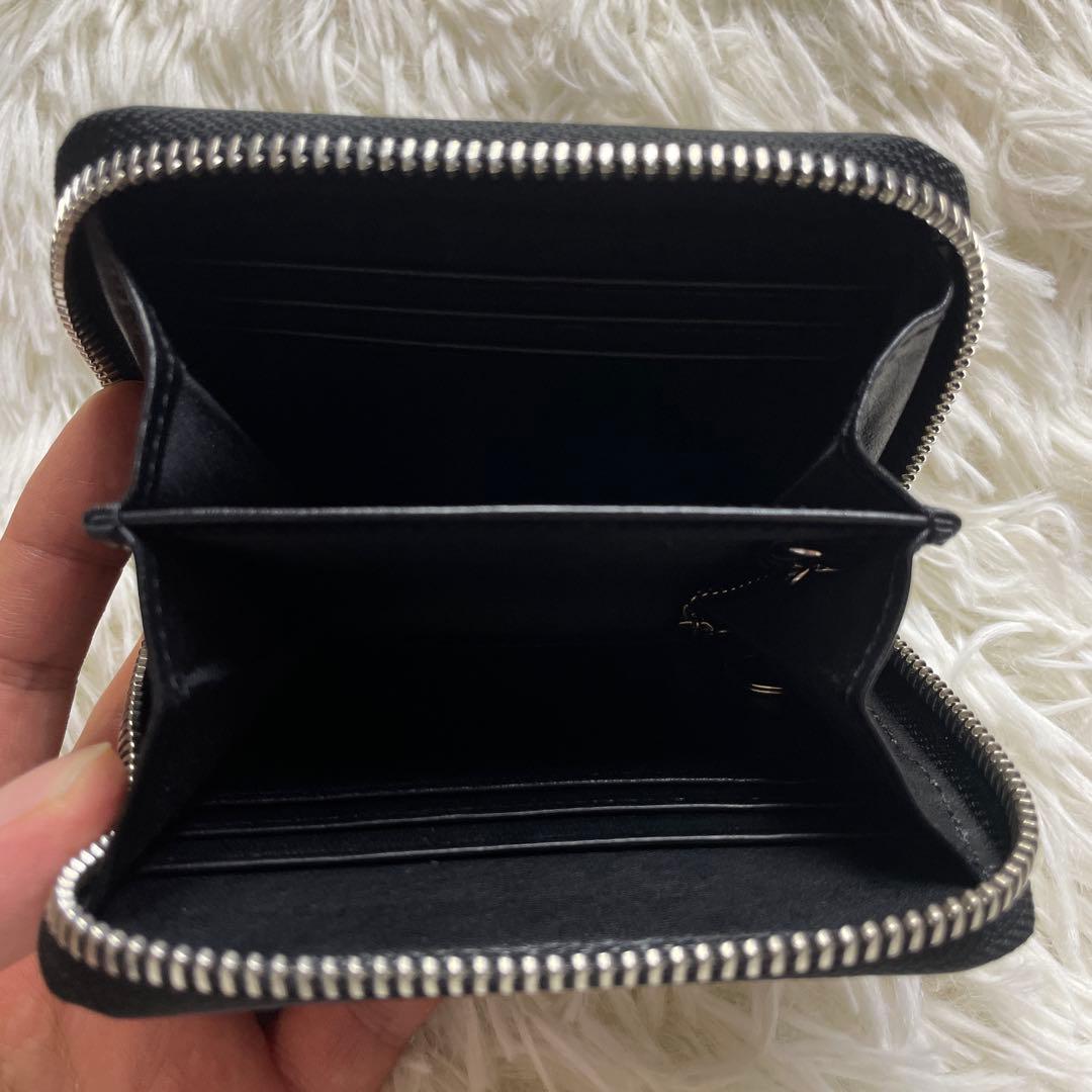 ペッレモルビダ ケース 財布 ラウンドファスナー サフィアーノ ブラック