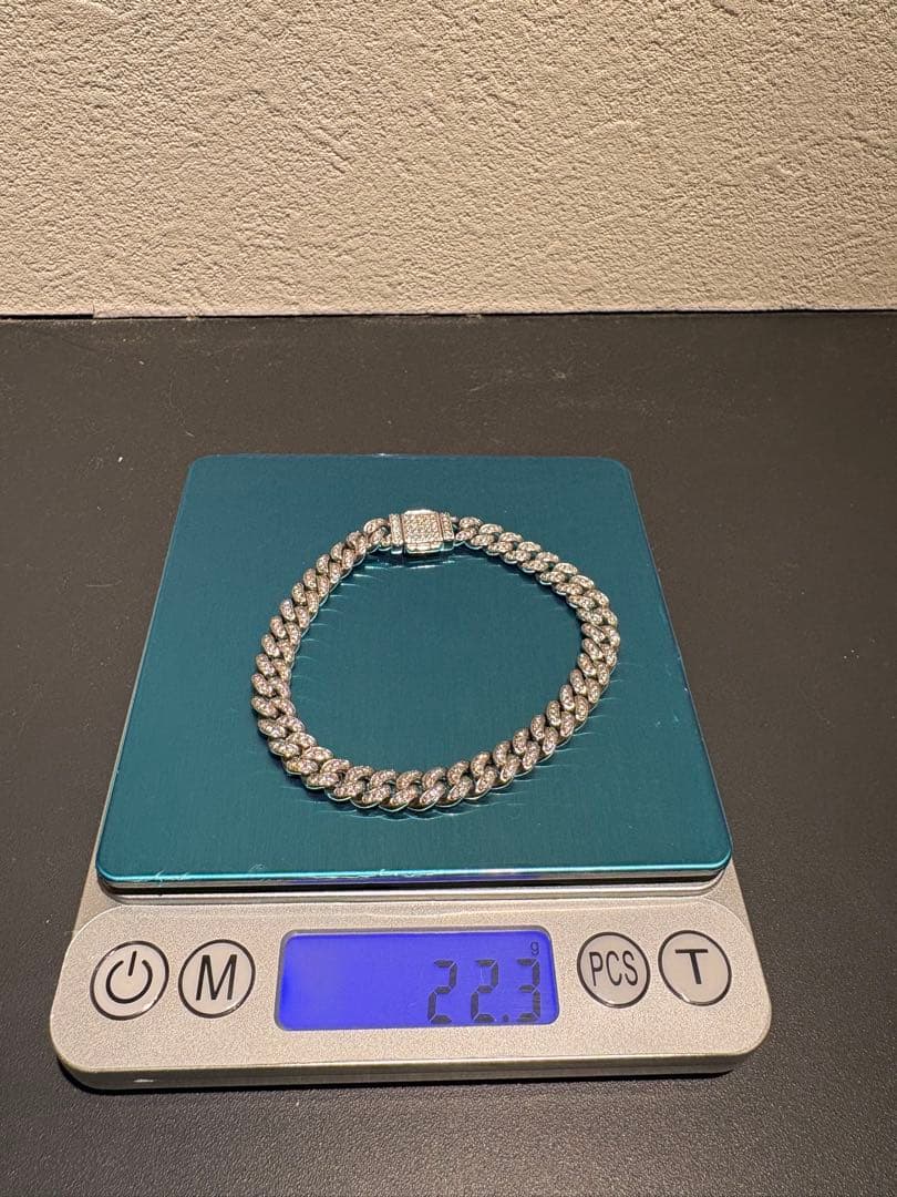AVALANCHE マイアミブレスレット　アヴァランチ　幅7mm 長さ19cm